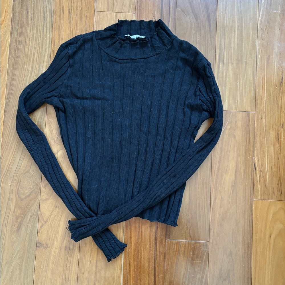 Zara cropped mock neck